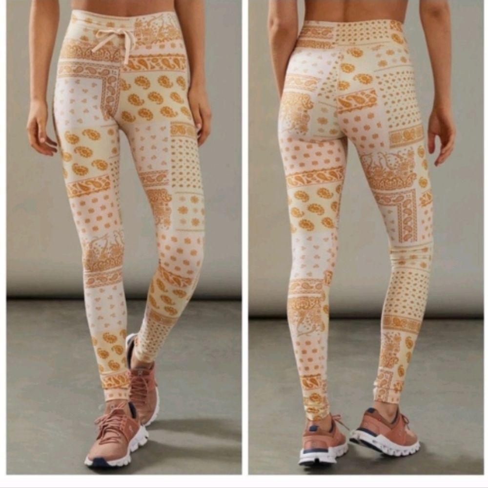 The Upside bandana Carmen Paisley print pants Sz 8
